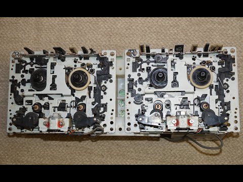 Видео: Лентопротяжка AR300 "платиновой серии" Panasonic. Снятие и установка подкассетника шаг за шагом