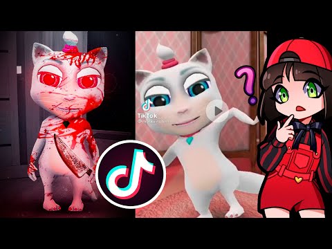 Видео: МОЯ ГОВОРЯЩАЯ КОШКА в ТИК ТОК? 🐱 Реакция на игру и TikTok вместе с Машкой