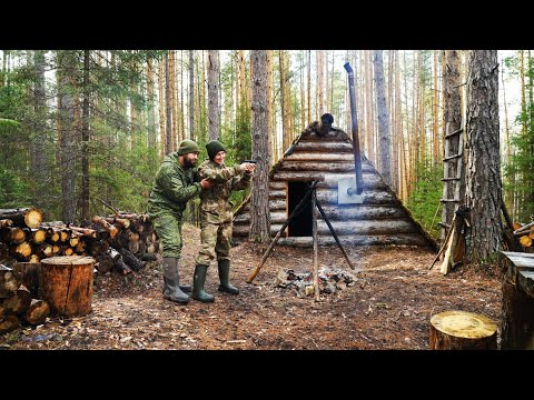 Видео: УШЛИ В ЛЕС НА ДАЛЬНЮЮ ИЗБУШКУ | УЧУ ЖЕНУ ОБРАЩАТЬСЯ С ОРУЖИЕМ | ЖАРИМ МЯСО НА КОСТРЕ