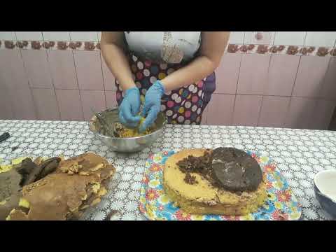 Видео: Формируем торт Цыплёнок( We make a Chicken cake)