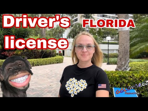 Видео: Водительские права в США/Drivers license Florida/Права в сша/вождение в сша