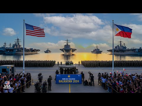 Видео: Филиппины удивлены прибытием большого количества американских войск в залив Субик!