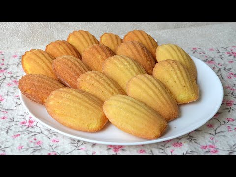 Видео: Французское  бисквитное печенье "Мадлен" | French biscuit Madeleine