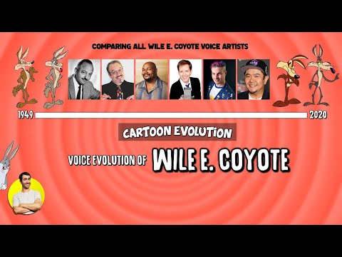 Видео: Эволюция голоса Вайла И. Койота — 71 год в сравнении и объяснении | Эволюция мультфильма