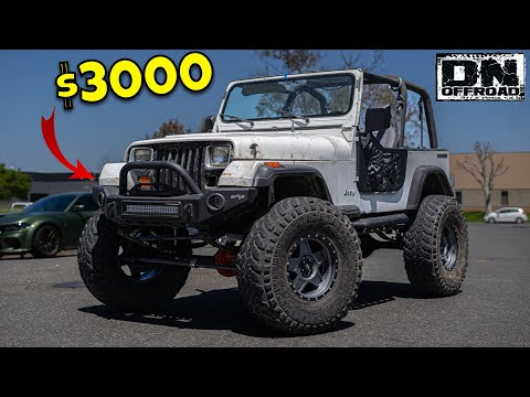 Видео: Бюджетный джип на 40-е годы! Jeep Wrangler 1988 года, сборка YJ