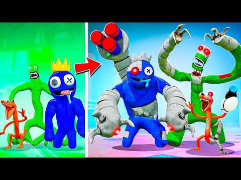 Видео: ВСЕ СЕРИИ КИБОРГИ РАДУЖНЫЕ ДРУЗЬЯ В ГАРРИС МОД! RAINBOW FRIENDS В Garry`s Mod!