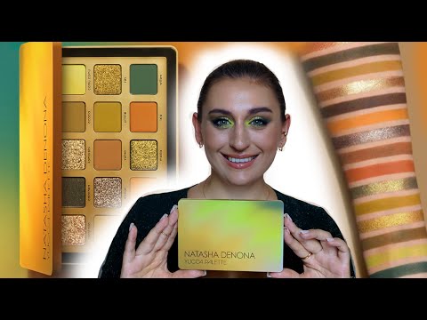 Видео: Обзор Yucca от natasha denona | Наконец-то носибельная зеленая палетка!