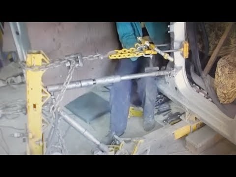 Видео: Опель Зафира . Вытяжка средней стойки . Ч - 4 . Кузовной ремонт