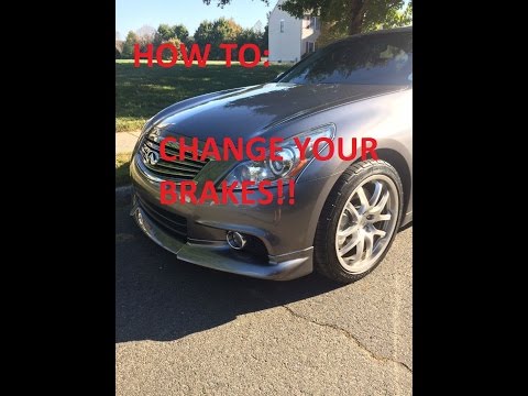 Видео: Сделай сам: полная замена переднего тормоза G37 (Akebono Sport Brakes)