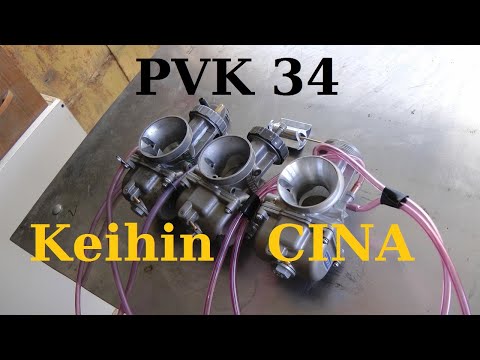 Видео: Карбюратор Keihin pvk34 Китайский на CRM250mk3