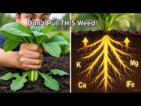 Видео: Этот сорняк вытягивает питательные вещества из глубоких слоёв почвы и питает ваши растения. Вы ни...