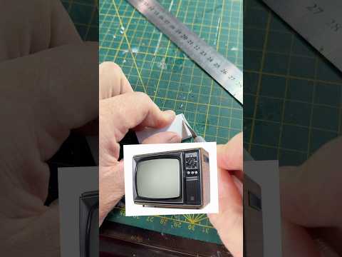 Видео: Старый телевизор в миниатюре