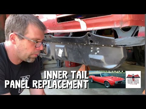 Видео: Замена внутренней задней панели кузова 1967 1968 Firebird или Camaro