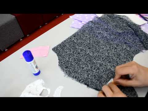 Видео: Мастер класс Аппликация из ткани