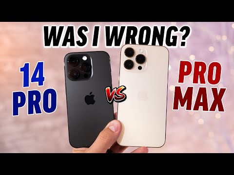 Видео: iPhone 14 Pro против 14 Pro Max: реальная разница через 2 недели!