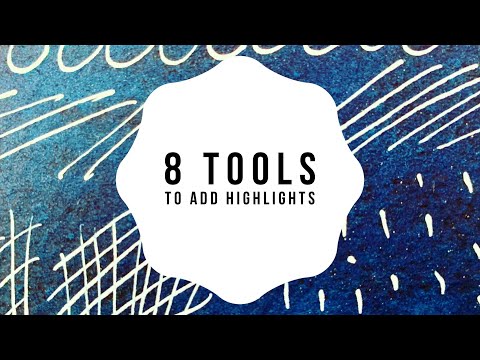 Видео: 8 лучших способов добавить ярких акцентов в ваши акварельные картины — Акварельные техники