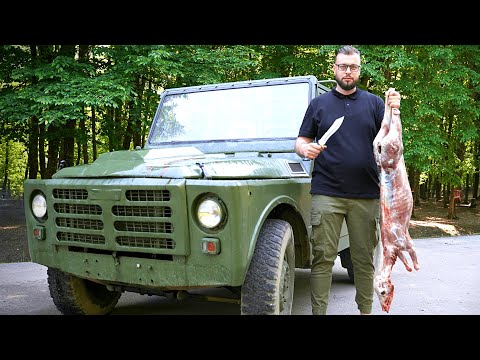 Видео: Жареный на деревянной шпажке дикий ОЛЕНЬ целиком! МЯСО такое сочное и нежное!