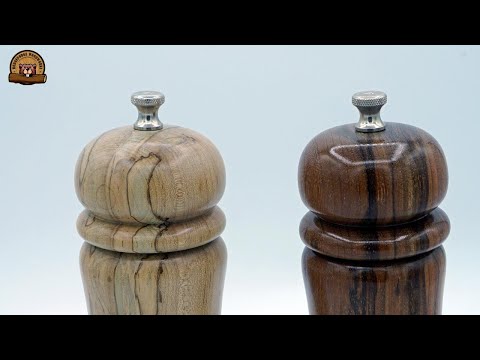 Видео: Токарные работы по дереву — мельницы для соли и перца: проекты, которые продаются