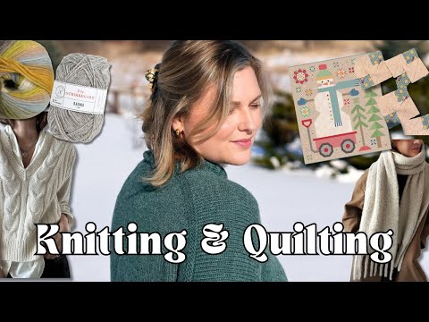 Видео: Свитер «Дороги», жилет «Тюльпан», стёганый снеговик QAL, НОВАЯ пряжа | Жак делает серию 27