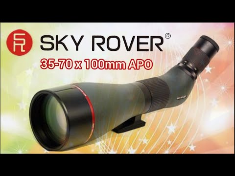 Видео: Зрительная труба Sky Rover 35-70x100mm APO. Тест