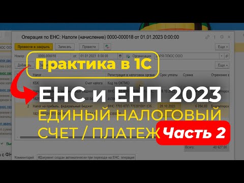 Видео: Единый Налоговый Платеж в 1С #ЕНП #ЕНС 2023 [Часть 2] Практика в 1С Бухгалтерия