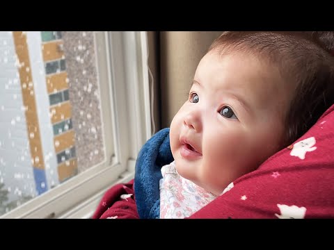 Видео: SUB) 🇰🇷🇩🇪 Первый снег Роа в Корее⛄ | Очаровательный малыш | 100-дневный праздник | С новым годом