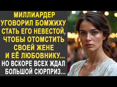 Видео: Миллиардер попросил бродяжку стать его невестой, чтобы проучить жену и её любовника. Но вскоре...