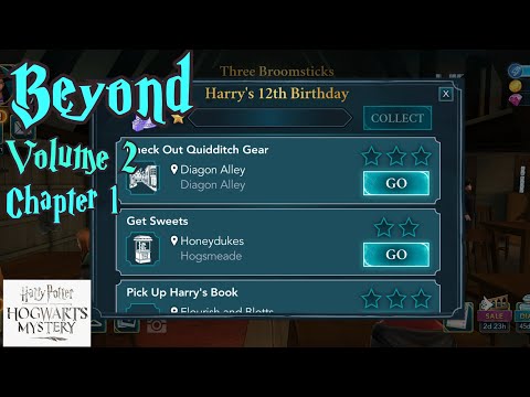 Видео: Гарри Поттер Хогвартс Мистери: За гранью: Том 2: Глава 1: Задание на 12-й день рождения Гарри Пот...