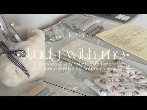 Видео: 【 🕰2 hr study with me 】Учебные занятия в каникулы☕️¨̮˖⁺ / pomodoro 50/10