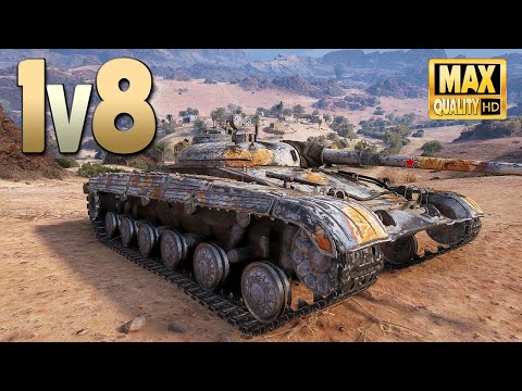 Видео: Один ЛТ-432 против 8 на Эль-Халлуфе - World of Tanks Мир танков