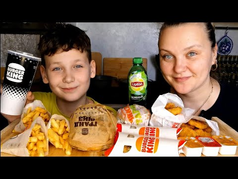 Видео: Mukbang Burger King от Валерии/Много хороших новостей