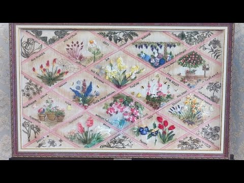 Видео: Все мои оформленные работы. Вышивка лентами