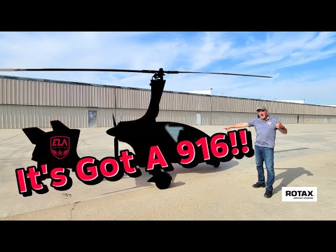 Видео: Элегантный автожир с двигателем Hotrod набирает невероятные высоты! #fyp