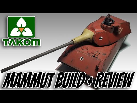 Видео: Takom 1/35 Mammut VK 100 Полная сборка и обзор