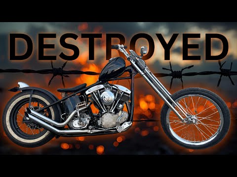 Видео: Мы уничтожили трансмиссию этого чоппера Harley Shovelhead.