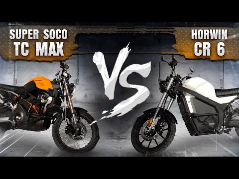 Видео: ПРАВА НЕ НУЖНЫ? Сравнение Лучших Электромотоциклов для Города - Super Soco TC Max VS Horwin CR6