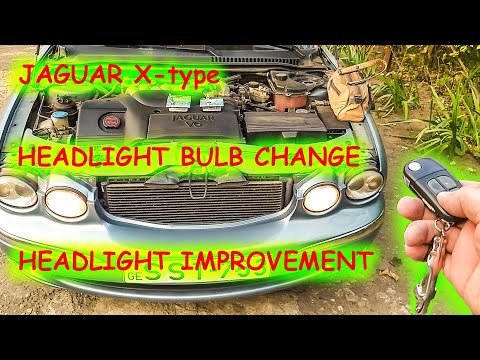Видео: Замена ламп в фарах Jaguar X-type и улучшение фар