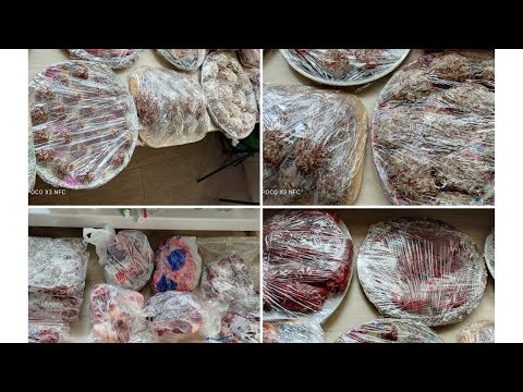 Видео: Мега заготовка из мяса на пару месяцев/ полуфабрикаты/ нарезки и тд