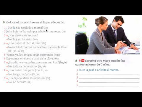 Видео: Уроки испанского А2 4.6. Закрепляем прямое и косвенное дополнения. Аудирование. Правила ударения.
