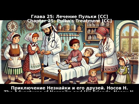 Видео: 25. Лечение Пульки. Приключения Незнайки и его друзей. Н.Носов. [CC] 🎥🔤