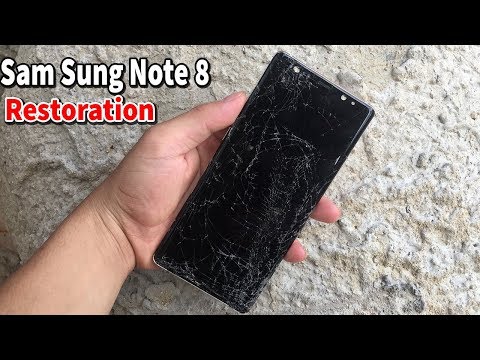 Видео: Восстановление Sam Sung Note 8 | Утилизируйте старые поврежденные телефоны