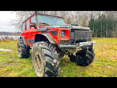 Видео: КРАСНЫЙ ГЕЛИК против БОЛОТА! Первое испытание 3 тонн МОЩИ. ЗАСТРЯНЕТ или НЕТ?