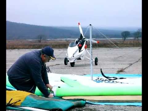Видео: Сборка дельталёта AEROS 2 , крыло "Штиль"