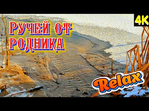 Видео: 4K. Звуки для релакса. Ручей. Звук ручья. 12 ноября 2024 г.