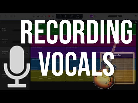 Видео: Учебное пособие по GarageBand — как записать вокал в GarageBand