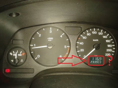 Видео: Astra G Не работает дисплей индикации одометра/пробега - Opel