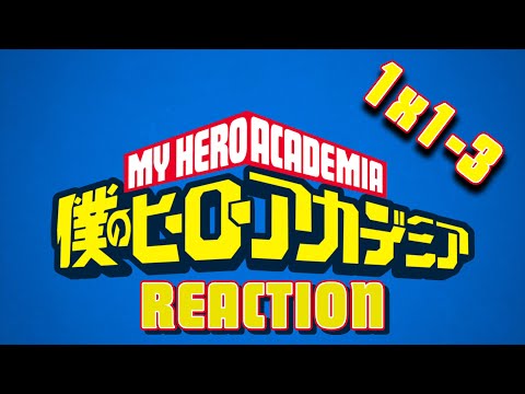 Видео: | 1 сезон 1-3 серии | Моя геройская академия РЕАКЦИЯ / My Hero Academia REACTION