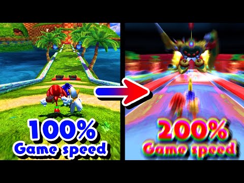 Видео: Возможна ли игра Sonic Heroes, если она становится быстрее с каждым уровнем?