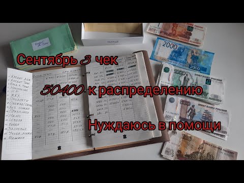 Видео: Сентябрь 3 чек/50400 к распределению/Очень нужна ваша помощь/МЕТОД КОНВЕРТОВ