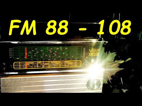 Видео: Правильный FM в ВЭФ 206.